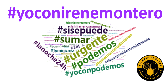 Principales Hashtag que se han usado en Twitter sobre el veto a Montero en sumar