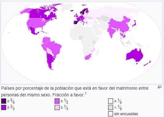 Opinión pública sobre el matrimonio entre personas del mismo sexo 