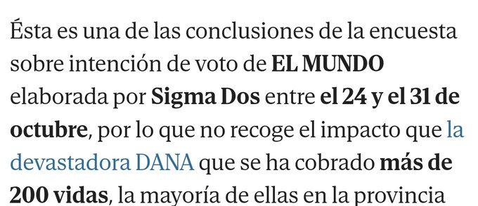 Nota de campo de la encuesta de sigma dos para el mundo del 2 de noviembre de 2024