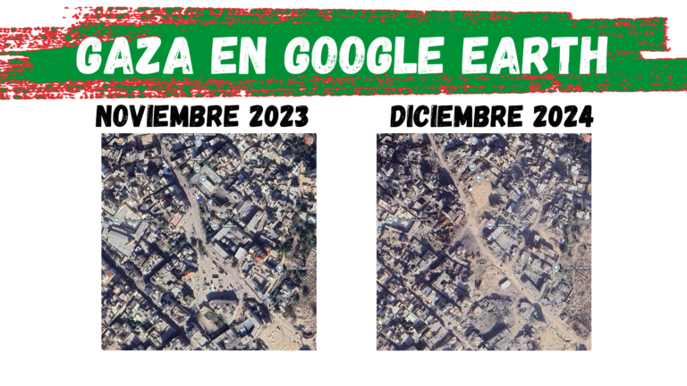Google Earth actualiza sus imágenes de Gaza