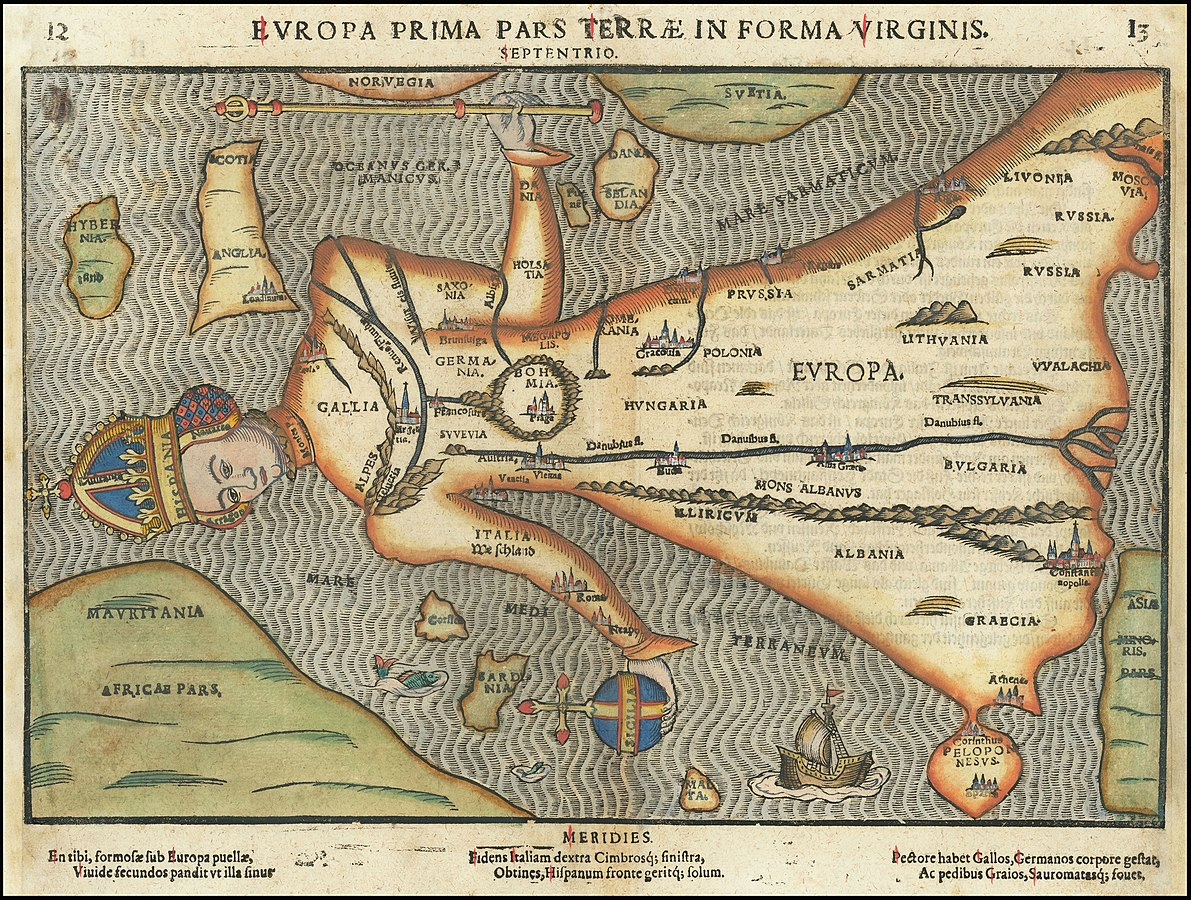 Mapa: España, la cabeza de Europa