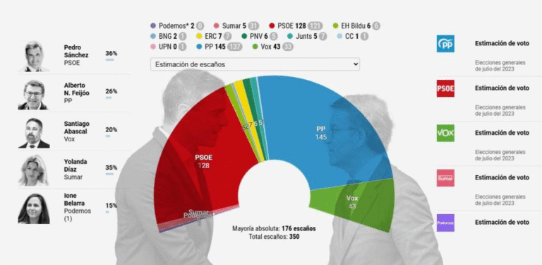 🇪🇦 Encuesta elecciones generales de Ipsos para La Vanguardia (25 may. 2025)