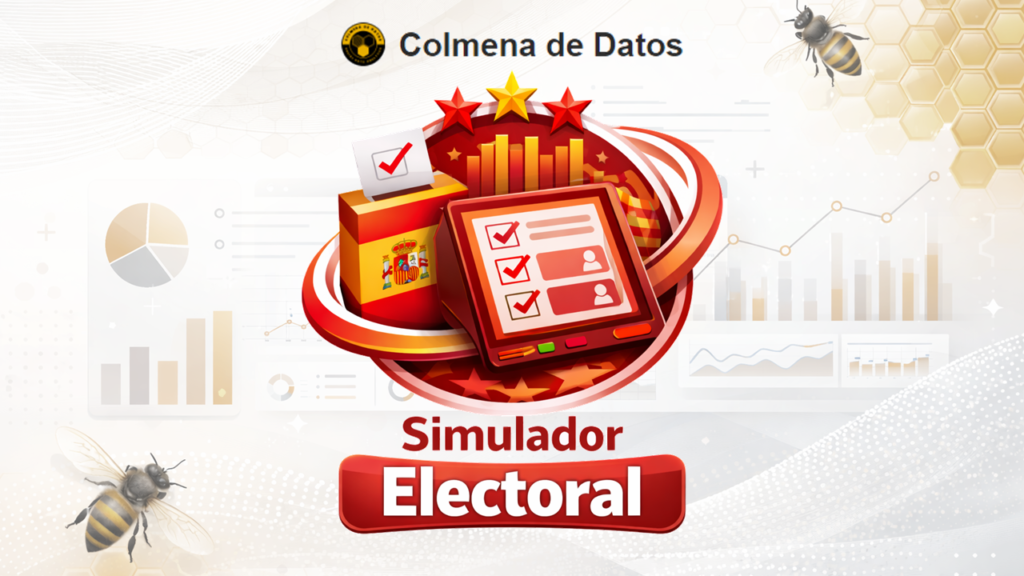 Simulador estimaciones electorales Colmena de datos