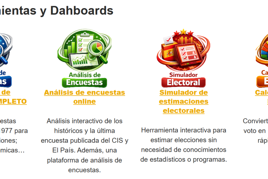 Herramientas para unas elecciones en España