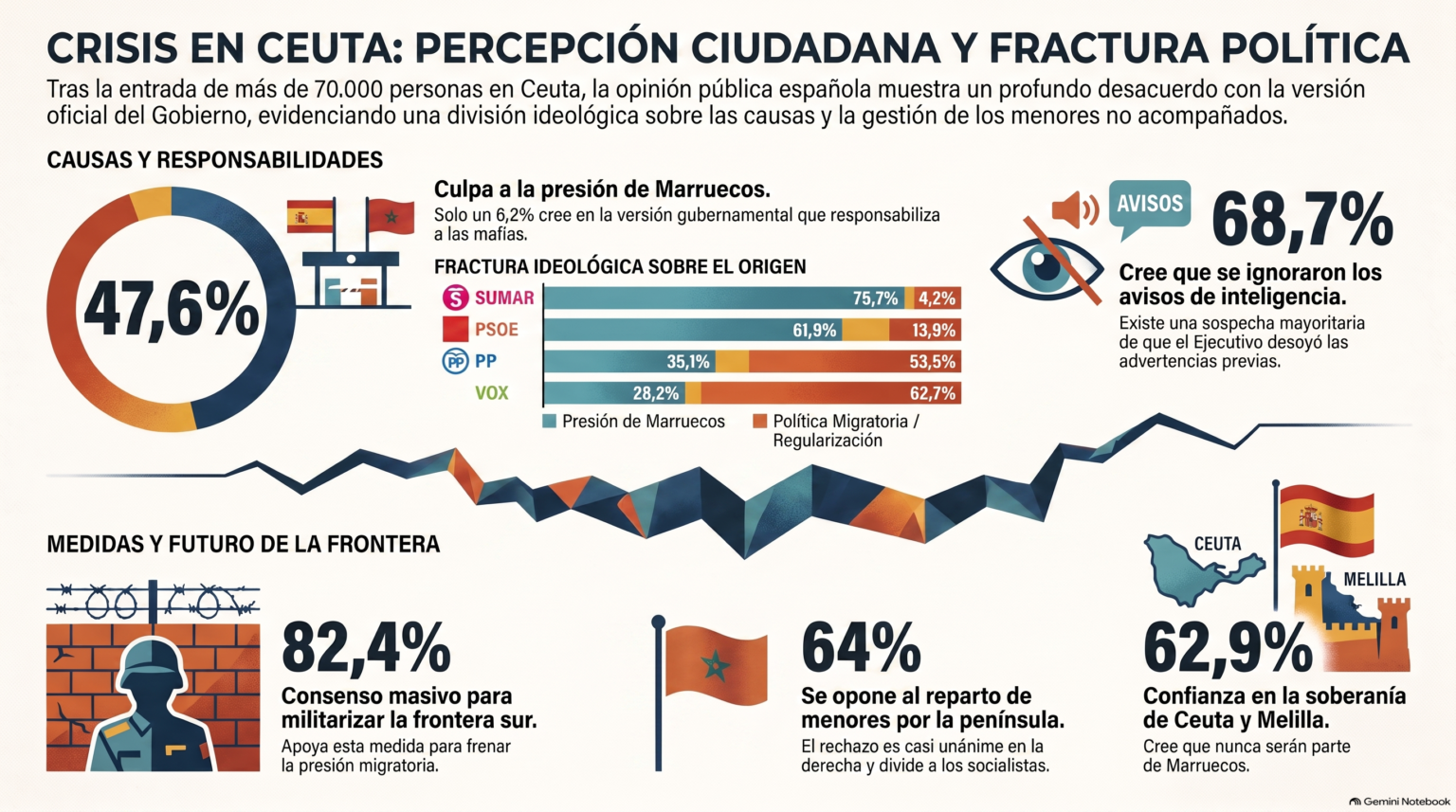 Encuesta el mundo sobre crisis ceuta