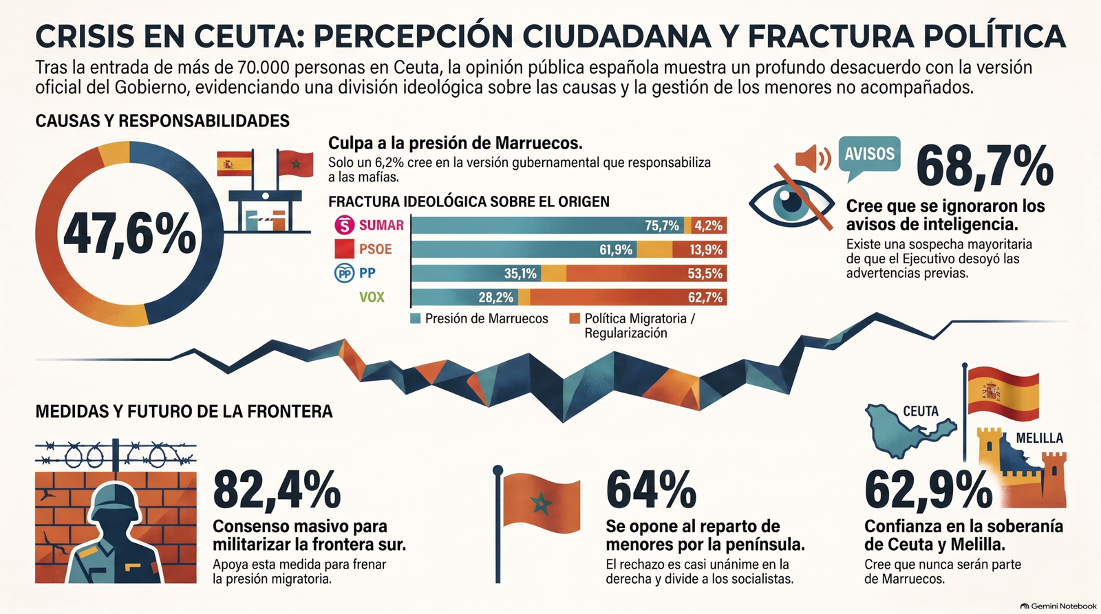 Encuesta el mundo sobre crisis ceuta